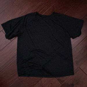 black swimming shirt